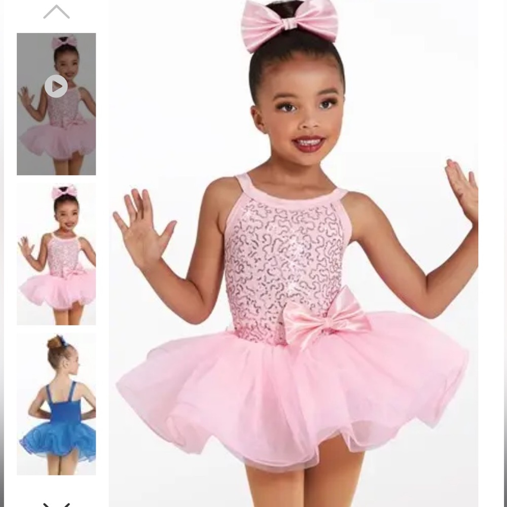 Weissman showtime style 12410 Pink Kids Ballet Costume